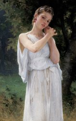William Adolphe Bouguereau Earrings painting