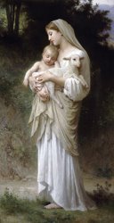 William Adolphe Bouguereau L'innocence painting