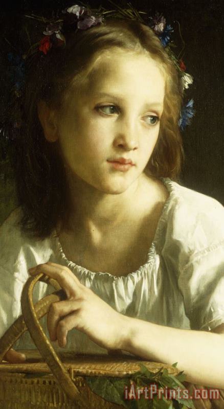 William Adolphe Bouguereau La Petite Ophelie Art Painting
