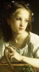 William Adolphe Bouguereau La Petite Ophelie painting
