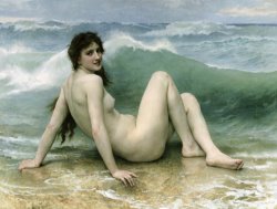 William Adolphe Bouguereau La Vague