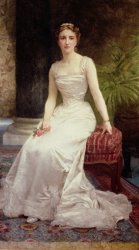 William Adolphe Bouguereau Portrait of Madame Olry-Roederer painting
