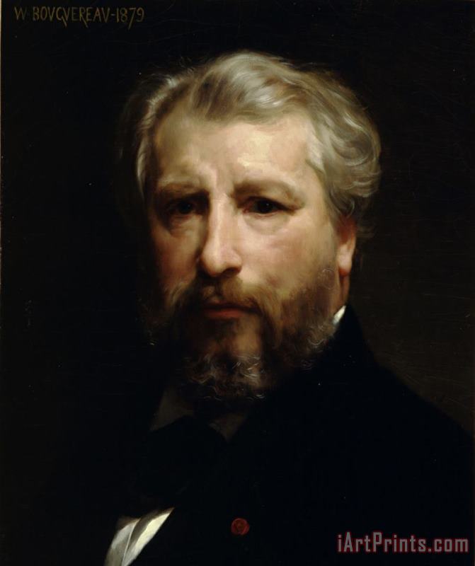 William Adolphe Bouguereau Portrait of The Artist Art Print