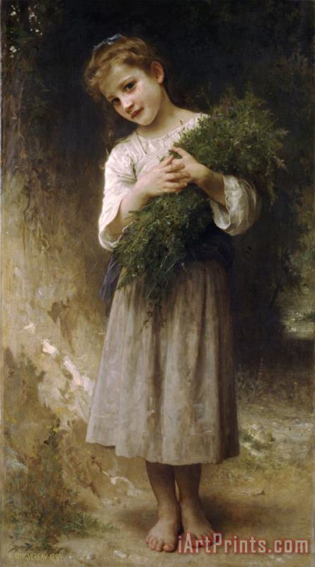 William Adolphe Bouguereau Returned From The Fields Art Painting