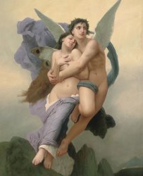 William Adolphe Bouguereau The Abduction of Psyche painting