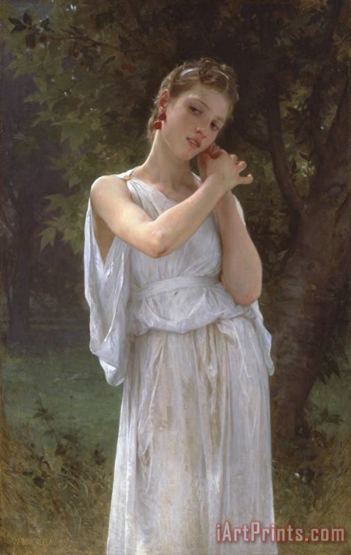 William Adolphe Bouguereau The Earrings Art Painting