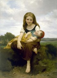 William Adolphe Bouguereau The Elder Sister