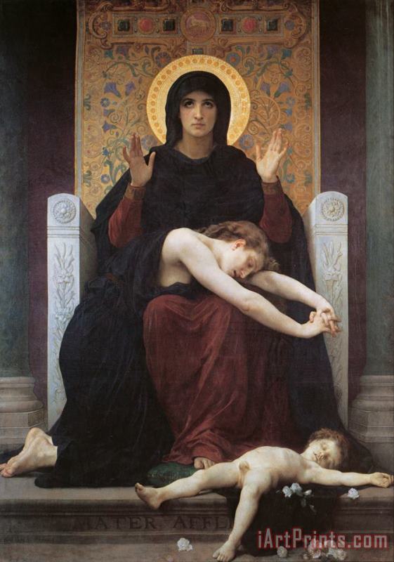 William Adolphe Bouguereau The Virgin of Consolation Art Painting
