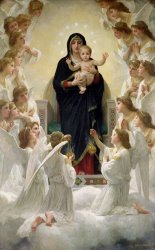William Adolphe Bouguereau The Virgin with Angels