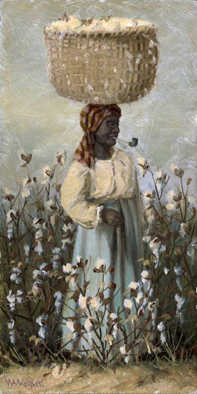 Cotton Picker painting - William Aiken Walker Cotton Picker Art Print