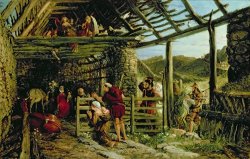William Bell Scott The Nativity painting