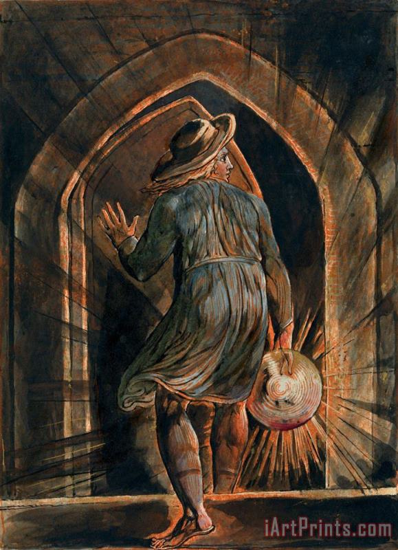 William Blake Jerusalem, Plate 1, Frontispiece Art Painting