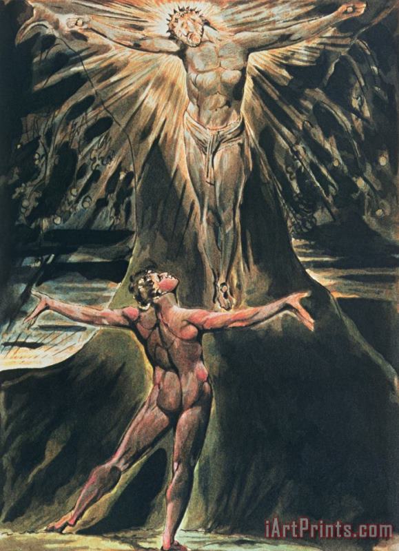Jerusalem The Emanation of the Giant Albion painting - William Blake Jerusalem The Emanation of the Giant Albion Art Print