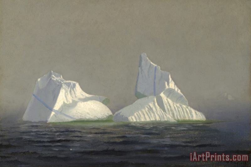 William Bradford Icebergs Art Print