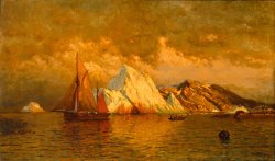 William Bradford Near Midnight Labrador painting