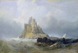 William Clarkson Stanfield Saint Michael's Mount in Cornwall