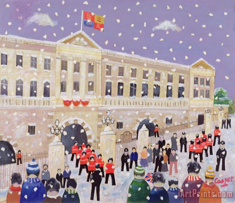 Snow At Buckingham Palace painting - William Cooper Snow At Buckingham Palace Art Print