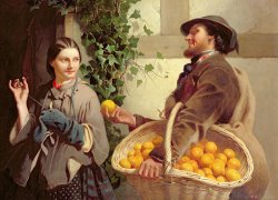 William Edward Millner The Orange Seller