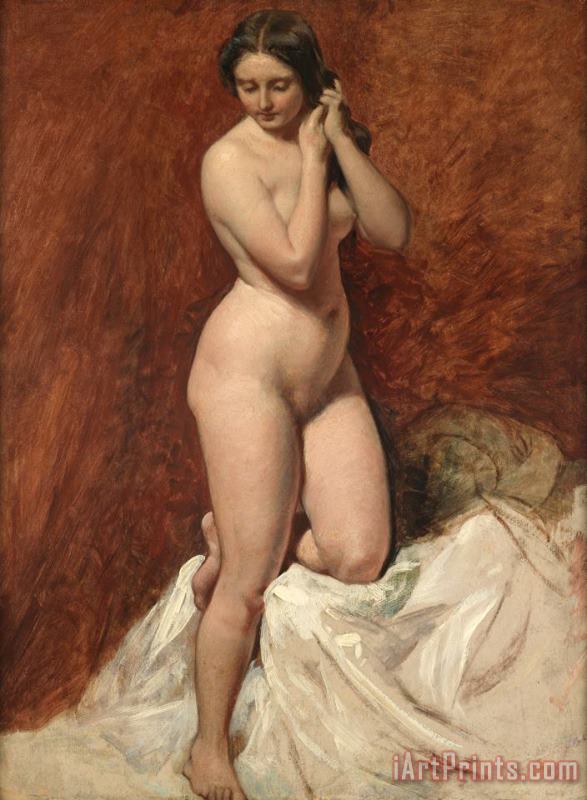 William Etty Nude From The Front Art Print