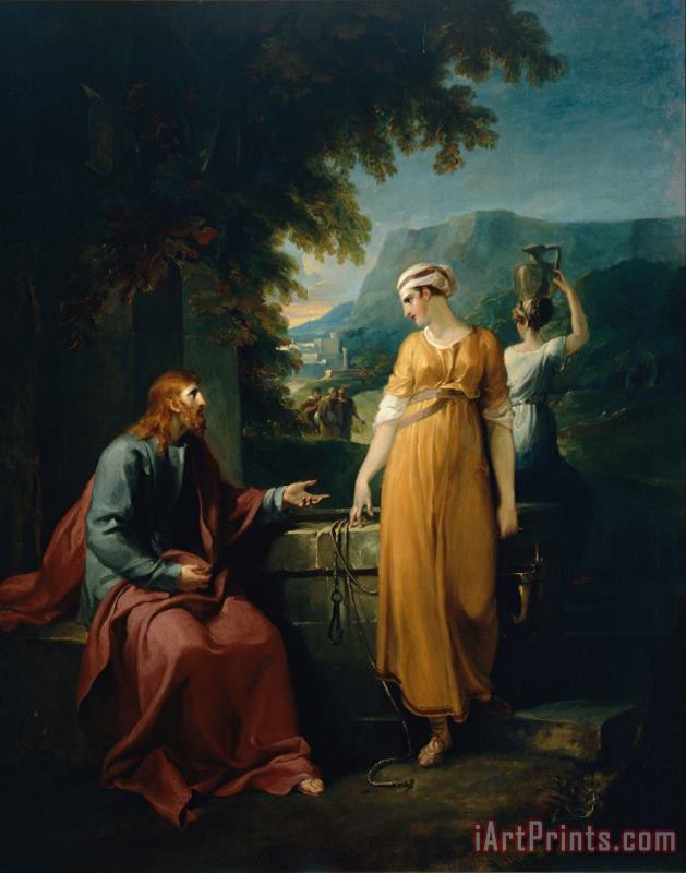 William Hamilton Christ And The Woman of Samaria Art Print