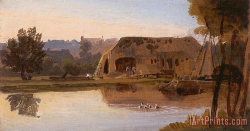 William Havell On The Kennet, Reading Art Painting