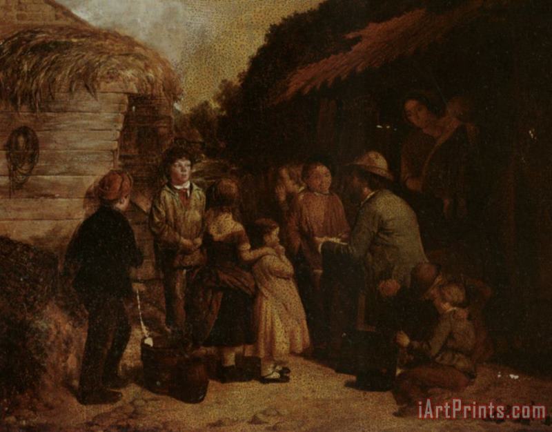 William Hemsley Gathering Round Art Painting