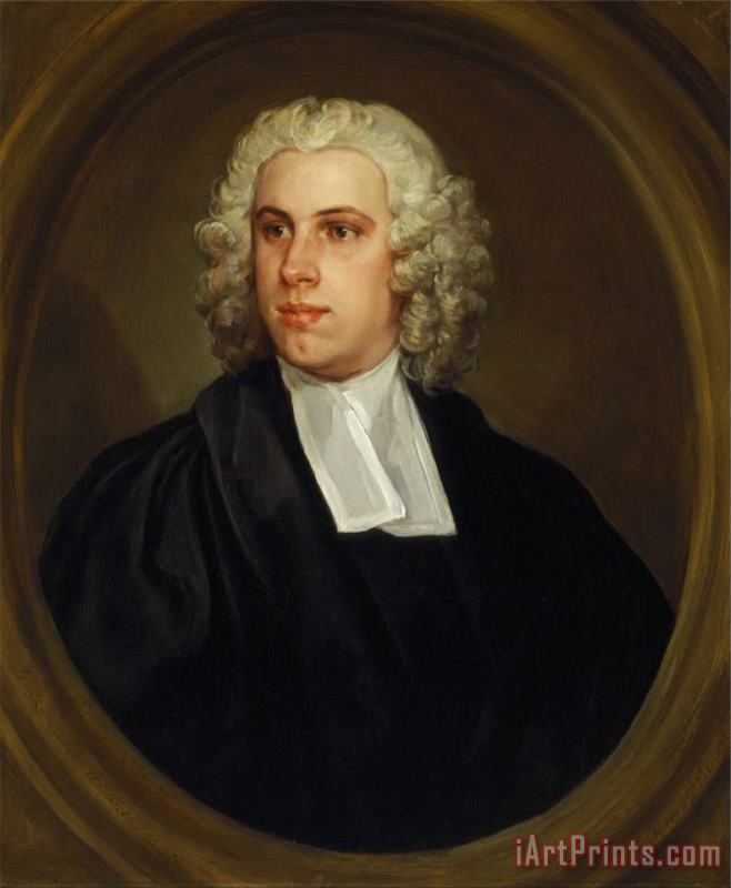 William Hogarth The Reverend Dr. John Lloyd, Curate of St. Mildred's Church, Broad Street Art Painting