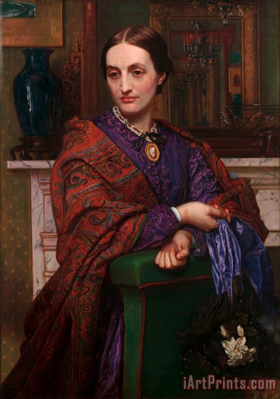 William Holman Hunt Fanny Waugh Hunt Art Print