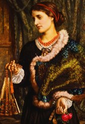 William Holman Hunt The Birthday painting