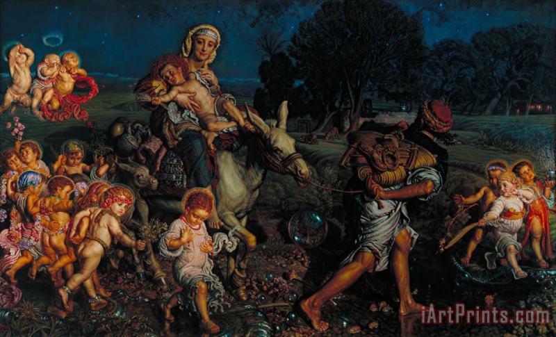William Holman Hunt The Triumph of The Innocents Art Print