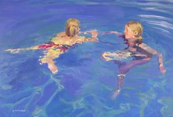 William Ireland Afloat painting