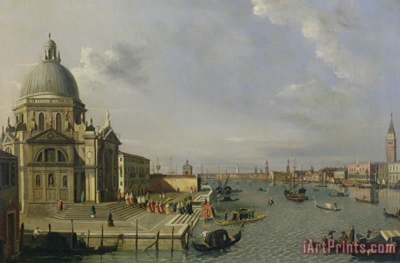Santa Maria della Salute - Venice painting - William James Santa Maria della Salute - Venice Art Print