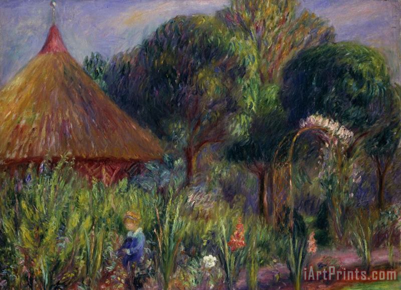 William James Glackens Lenna By A Summer House Art Painting