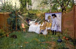 William Merritt Chase Open Air Breakfast