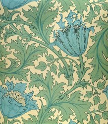 William Morris Anemone design