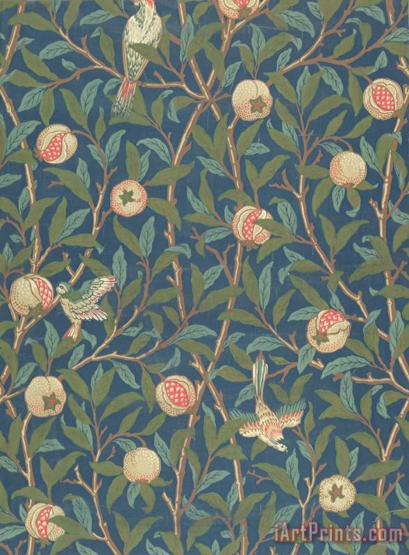 William Morris Bird And Pomegranate Art Print