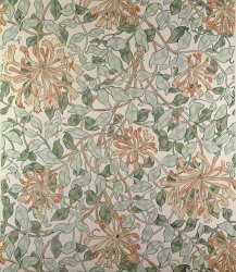 William Morris Honeysuckle Design painting