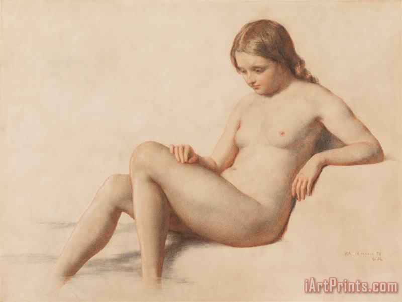 William Mulready Study of a Nude Art Painting