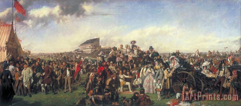 William Powell Frith The Derby Day Art Painting