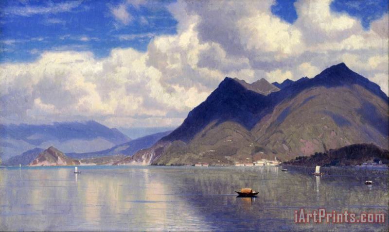 William Stanley Haseltine Lago Maggiore Art Painting
