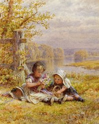 William Stephen Coleman A Posy For Mother painting