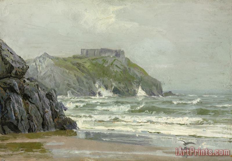 Tenby, Wales painting - William Trost Richards Tenby, Wales Art Print
