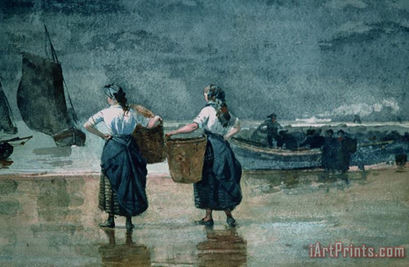 Winslow Homer Fisher Girls by the Sea Art Print