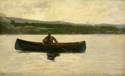 Winslow Homer Playing a Fish