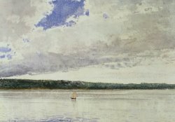 Winslow Homer Small Sloop on Saco Bay painting