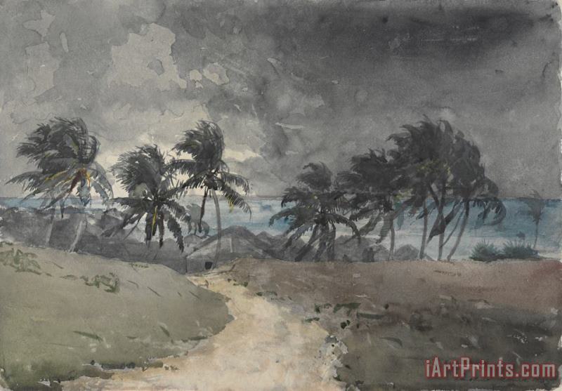 Winslow Homer Storm, Bahamas Art Painting