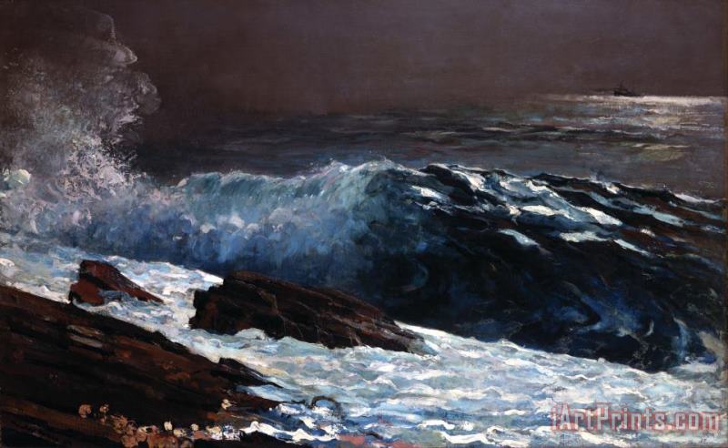 Sunlight on The Coast painting - Winslow Homer Sunlight on The Coast Art Print