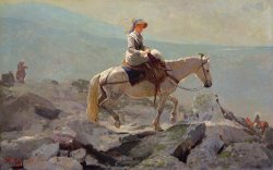 Winslow Homer The Bridal Path painting