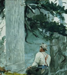 Winslow Homer The Guide painting