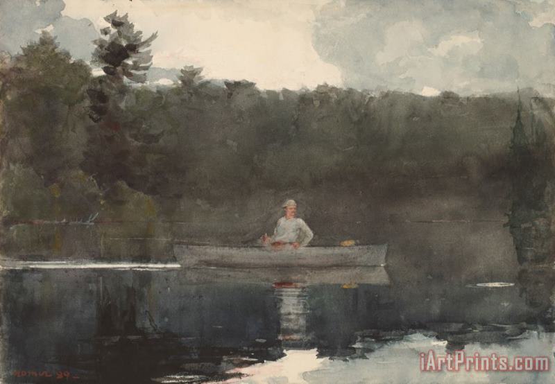 Winslow Homer The Lone Fisherman Art Painting